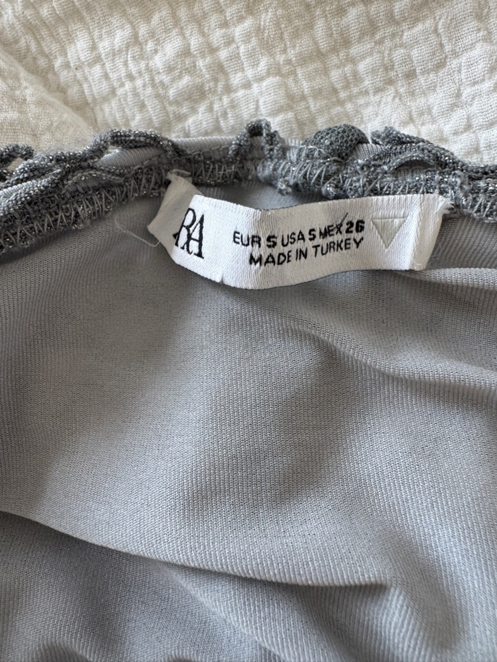 Zara Gray Strapless Midi Dress - Picture 3 of 10